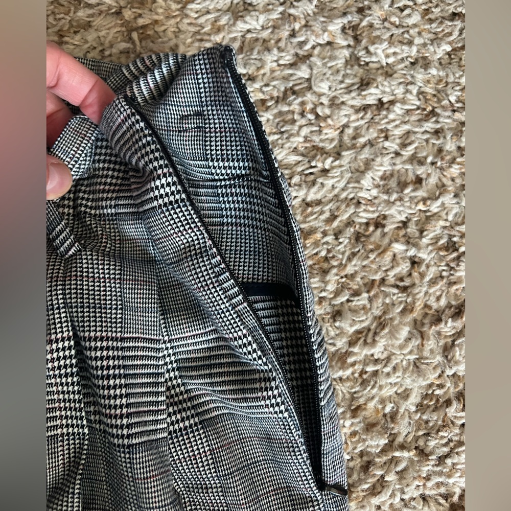 Laundry by Shelli Segal Glen Plaid Wide Leg Pants - NWT - Sz 6 - Picture 4 of 10